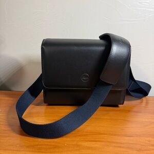 Leica Bag M Systems Leather Black Box Camera Case Bag with Strap Padded